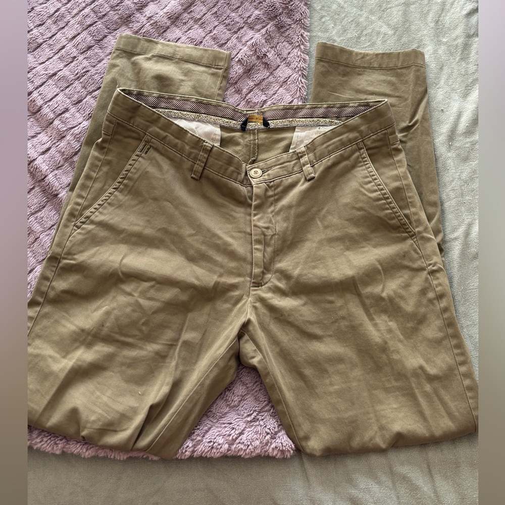 Allen Soy Men’s Tan Stretchy Pants
